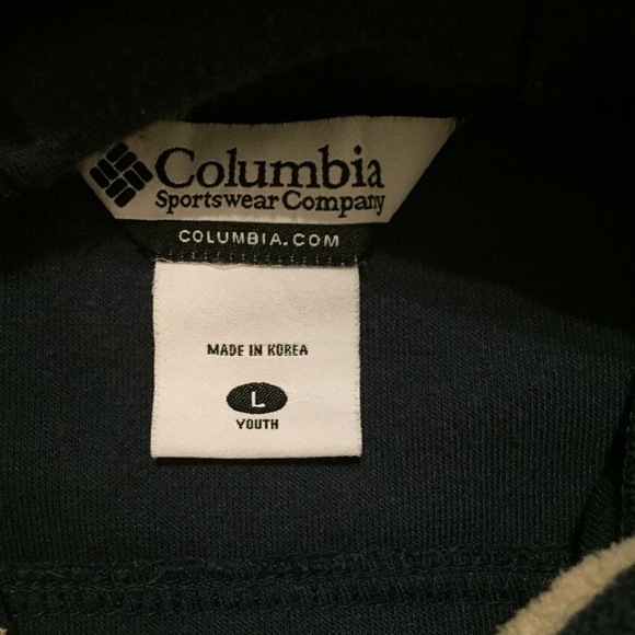 Columbia Notre Dame Embroidered Hoodie Youth Large - Picture 8 of 8